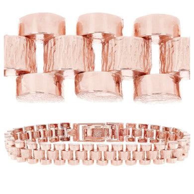 10k Rose Gold Watch Bracelet for Men and Women - Jewelry Store by Erik Rayo