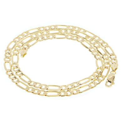 14k Yellow Gold Figaro Chain Necklace - Jewelry Store by Erik Rayo