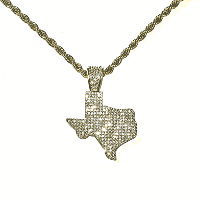 Gold Texas Necklace - Jewelry Store by Erik Rayo