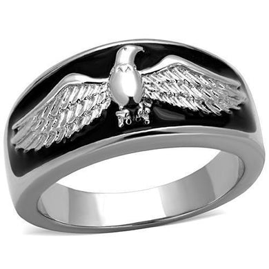 Mens Eagle Onyx Ring Anillo Para Hombre y Ninos Kids 316L Stainless Steel Ring - Jewelry Store by Erik Rayo
