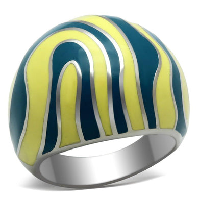 TK258 - High polished (no plating) Stainless Steel Ring with No Stone - Jewelry Store by Erik Rayo