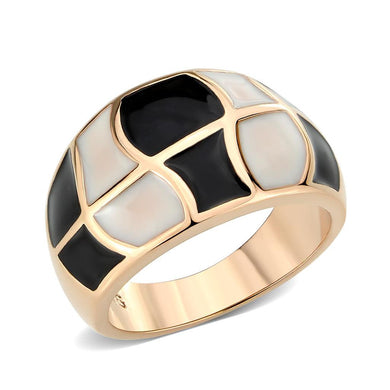 TK3827 - IP Rose Gold(Ion Plating) Stainless Steel Ring with NoStone in No Stone - Jewelry Store by Erik Rayo