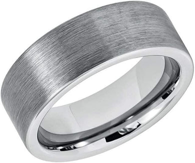Tungsten Rings for Men Wedding Bands for Him Womens Wedding Bands for Her 8mm Sizes 7-15 8mm - Jewelry Store by Erik Rayo