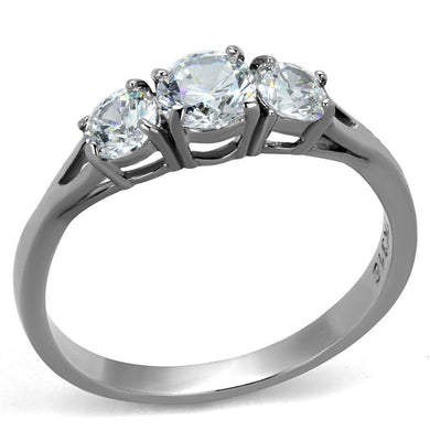 Wedding Rings for Women Engagement Cubic Zirconia Promise Ring Set for Her in Silver Tone Puebla - Jewelry Store by Erik Rayo