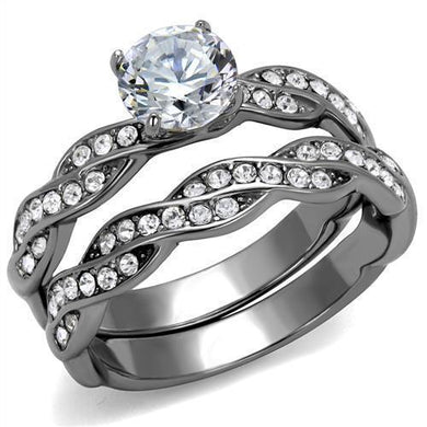 Wedding Rings for Women Engagement Cubic Zirconia Promise Ring Set for Her in Silver Tone Ranchi - Jewelry Store by Erik Rayo