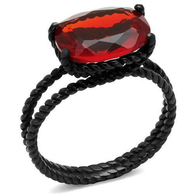 Womens Black Pink Ring Anillo Para Mujer y Ninos Unisex Kids Stainless Steel Ring with Glass in Siam Salerno - Jewelry Store by Erik Rayo