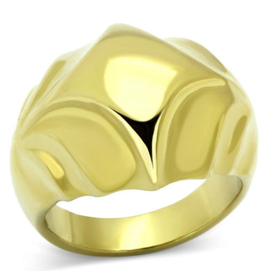 Womens Gold Ring 316L Stainless Steel Anillo Color Oro Para Mujer Ninas Acero Inoxidable Rachel - Jewelry Store by Erik Rayo