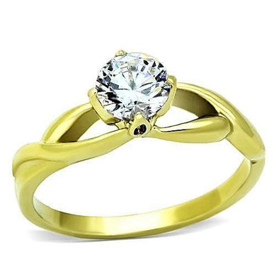 Anillo de Compromiso Boda y Matrimonio con Diamante Zirconia Para Mujeres Color Oro Balla - Jewelry Store by Erik Rayo