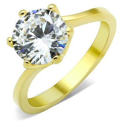 Anillo de Compromiso Boda y Matrimonio con Diamante Zirconia Para Mujeres Color Oro Bethal - Jewelry Store by Erik Rayo