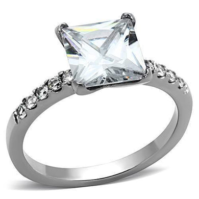 Anillo de Compromiso Boda y Matrimonio con Diamante Zirconia Para Mujeres Color Plata Belem - Jewelry Store by Erik Rayo