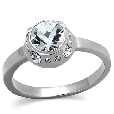 Anillo de Compromiso Boda y Matrimonio con Diamante Zirconia Para Mujeres Color Plata Caserta - Jewelry Store by Erik Rayo