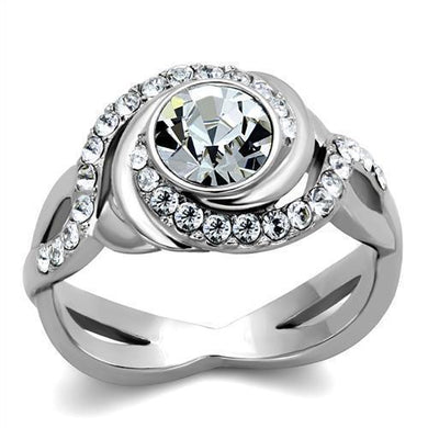 Anillo de Compromiso Boda y Matrimonio con Diamante Zirconia Para Mujeres Color Plata Crystal - Jewelry Store by Erik Rayo