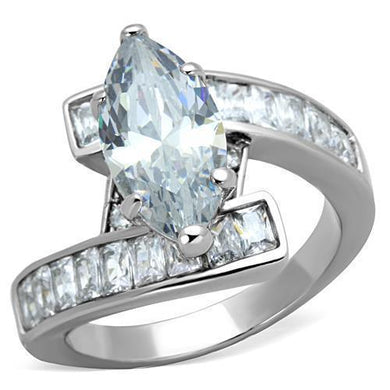 Anillo de Compromiso Boda y Matrimonio con Diamante Zirconia Para Mujeres Color Plata HK - Jewelry Store by Erik Rayo