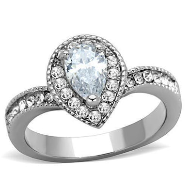 Anillo de Compromiso Boda y Matrimonio con Diamante Zirconia Para Mujeres Color Plata Ibadan - Jewelry Store by Erik Rayo