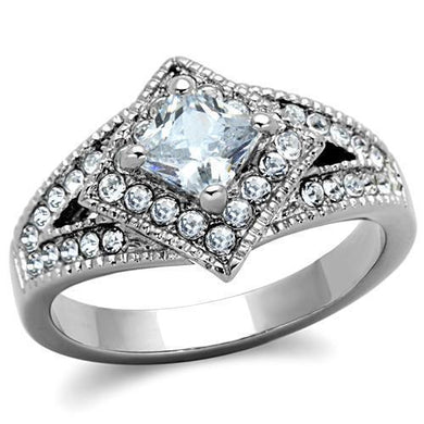 Anillo de Compromiso Boda y Matrimonio con Diamante Zirconia Para Mujeres Color Plata Izmir - Jewelry Store by Erik Rayo