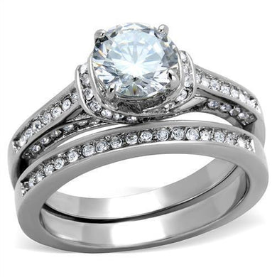 Anillo de Compromiso Boda y Matrimonio con Diamante Zirconia Para Mujeres Color Plata Kazan - Jewelry Store by Erik Rayo